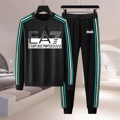 Armani Tracksuits Long Sleeved For Men #1254757 $88.00 USD, Wholesale Replica Armani Tracksuits