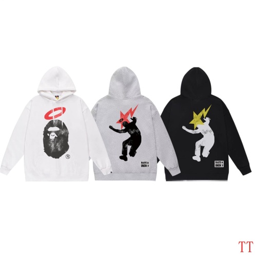 Replica Bape Hoodies Long Sleeved For Unisex #1254786 $42.00 USD for Wholesale