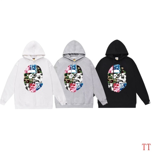 Replica Bape Hoodies Long Sleeved For Unisex #1254798 $42.00 USD for Wholesale