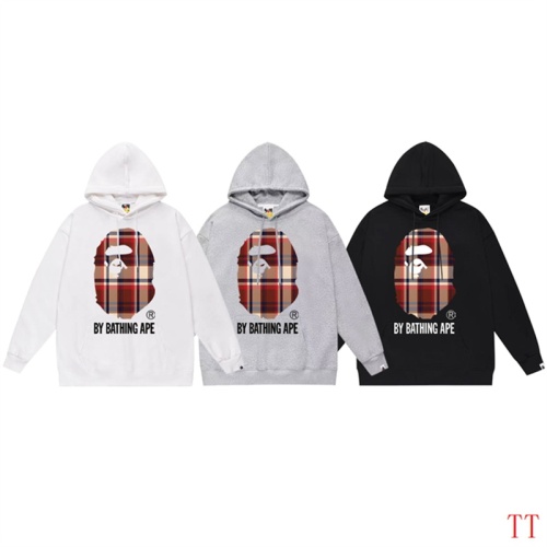 Replica Bape Hoodies Long Sleeved For Unisex #1254808 $42.00 USD for Wholesale