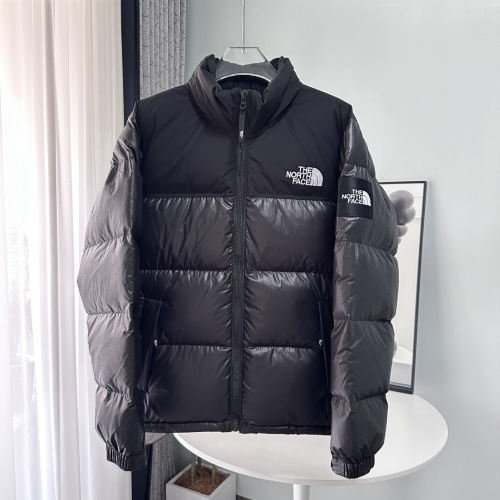 The North Face Down Feather Coat Long Sleeved For Unisex #1254858 $140.00 USD, Wholesale Replica The North Face Down Feather Coat