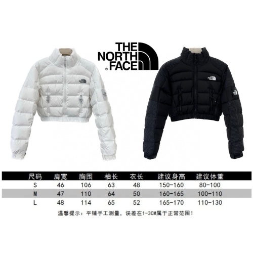 Replica The North Face Down Feather Coat Long Sleeved For Women #1254861 $125.00 USD for Wholesale