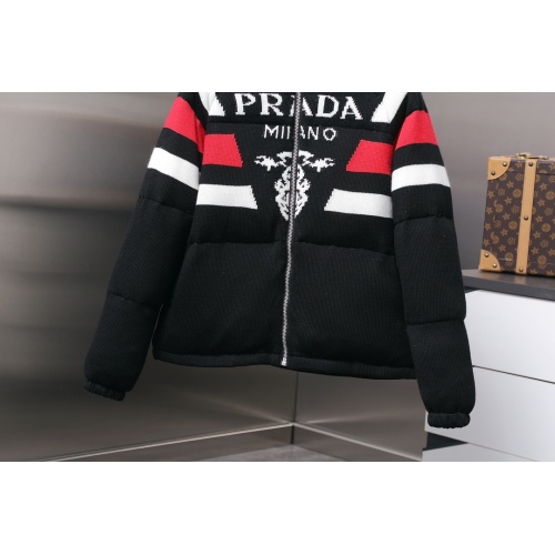 Replica Prada Down Feather Coat Long Sleeved For Unisex #1254893 $240.00 USD for Wholesale