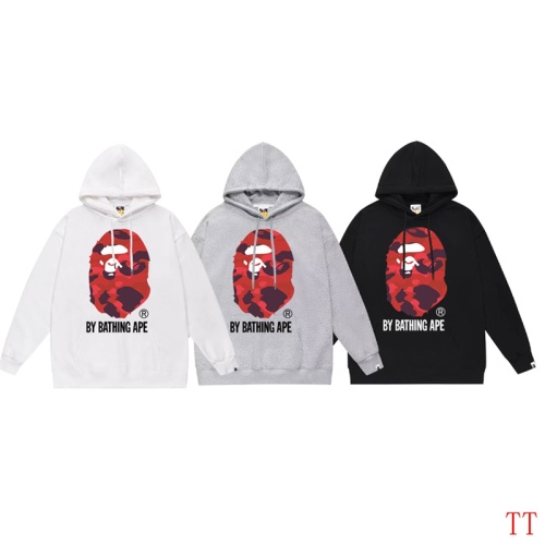 Replica Bape Hoodies Long Sleeved For Unisex #1254900 $42.00 USD for Wholesale