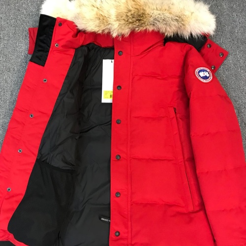 Replica Canada Goose Down Feather Coat Long Sleeved For Men #1254906 $172.00 USD for Wholesale