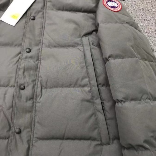 Replica Canada Goose Down Feather Coat Long Sleeved For Men #1254907 $172.00 USD for Wholesale