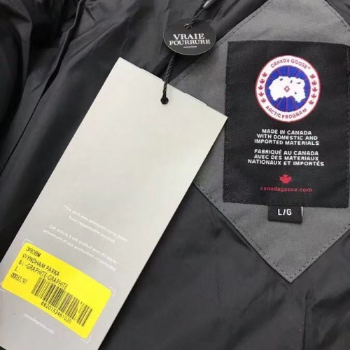 Replica Canada Goose Down Feather Coat Long Sleeved For Men #1254907 $172.00 USD for Wholesale