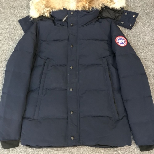 Canada Goose Down Feather Coat Long Sleeved For Men #1254908 $172.00 USD, Wholesale Replica Canada Goose Down Feather Coat