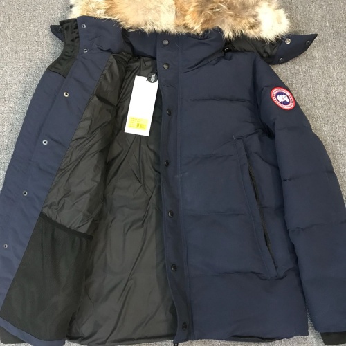 Replica Canada Goose Down Feather Coat Long Sleeved For Men #1254908 $172.00 USD for Wholesale