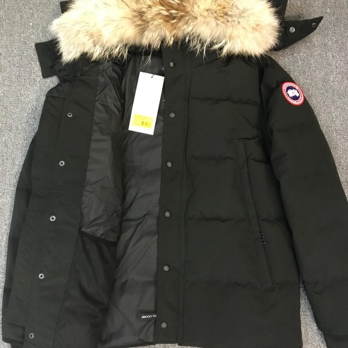 Replica Canada Goose Down Feather Coat Long Sleeved For Men #1254909 $172.00 USD for Wholesale