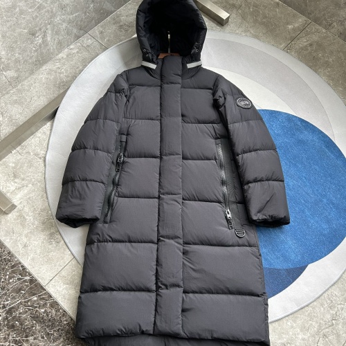 Canada Goose Down Feather Coat Long Sleeved For Women #1254936 $220.00 USD, Wholesale Replica Canada Goose Down Feather Coat