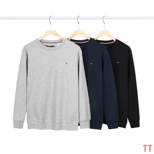 Replica Tommy Hilfiger TH Hoodies Long Sleeved For Men #1255083 $42.00 USD for Wholesale