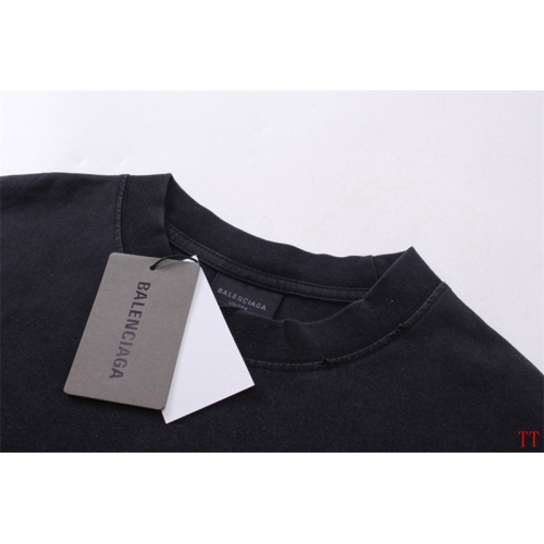 Replica Balenciaga T-Shirts Long Sleeved For Unisex #1255137 $45.00 USD for Wholesale