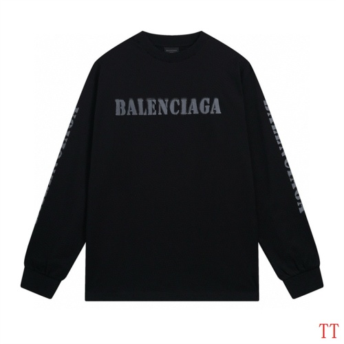 Balenciaga T-Shirts Long Sleeved For Unisex #1255141 $45.00 USD, Wholesale Replica Balenciaga T-Shirts