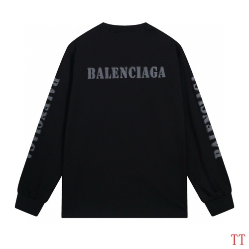 Replica Balenciaga T-Shirts Long Sleeved For Unisex #1255141 $45.00 USD for Wholesale