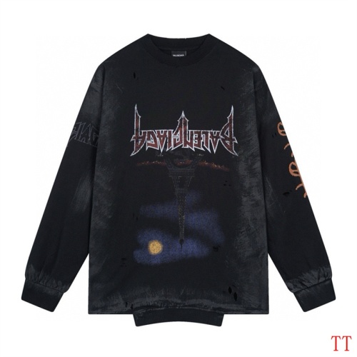 Balenciaga T-Shirts Long Sleeved For Unisex #1255146 $52.00 USD, Wholesale Replica Balenciaga T-Shirts