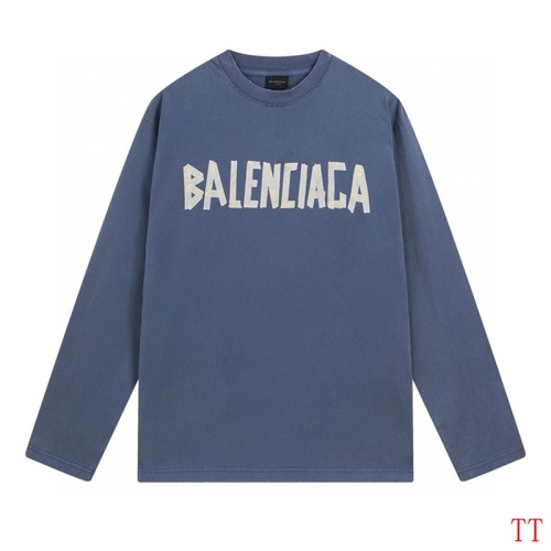 Balenciaga T-Shirts Long Sleeved For Unisex #1255153 $45.00 USD, Wholesale Replica Balenciaga T-Shirts