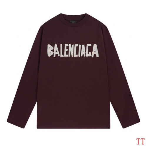 Balenciaga T-Shirts Long Sleeved For Unisex #1255154 $45.00 USD, Wholesale Replica Balenciaga T-Shirts