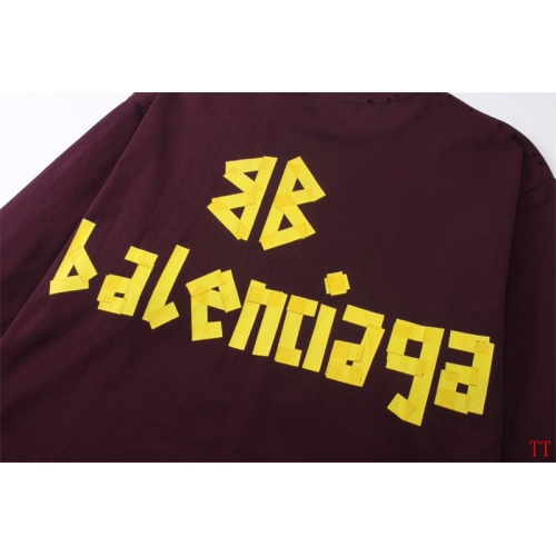 Replica Balenciaga T-Shirts Long Sleeved For Unisex #1255154 $45.00 USD for Wholesale