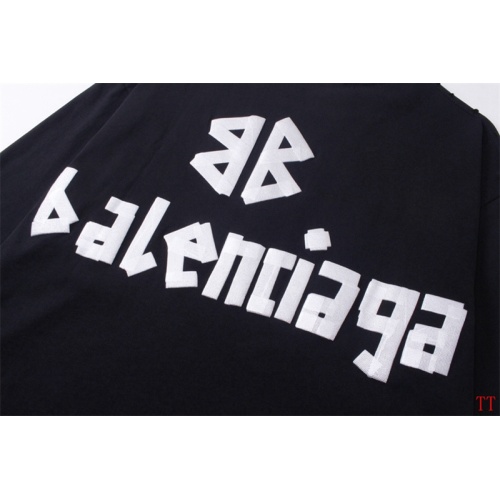 Replica Balenciaga T-Shirts Long Sleeved For Unisex #1255156 $45.00 USD for Wholesale