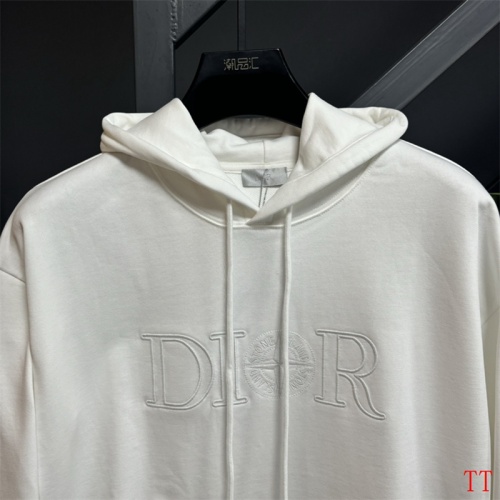 Replica Christian Dior Hoodies Long Sleeved For Unisex #1255158 $64.00 USD for Wholesale