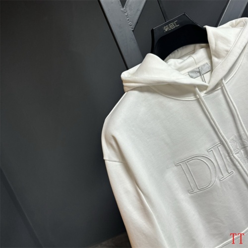 Replica Christian Dior Hoodies Long Sleeved For Unisex #1255158 $64.00 USD for Wholesale