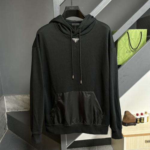 Prada Hoodies Long Sleeved For Unisex #1255198 $64.00 USD, Wholesale Replica Prada Hoodies