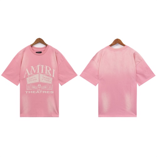 Amiri T-Shirts Short Sleeved For Unisex #1255237 $34.00 USD, Wholesale Replica Amiri T-Shirts