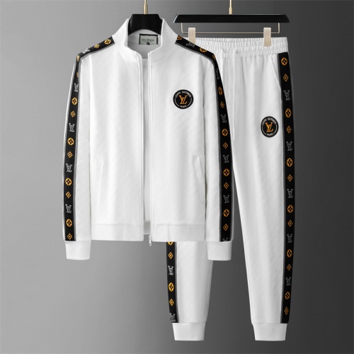 Louis Vuitton LV Tracksuits Long Sleeved For Men #1255239 $88.00 USD, Wholesale Replica Louis Vuitton LV Tracksuits