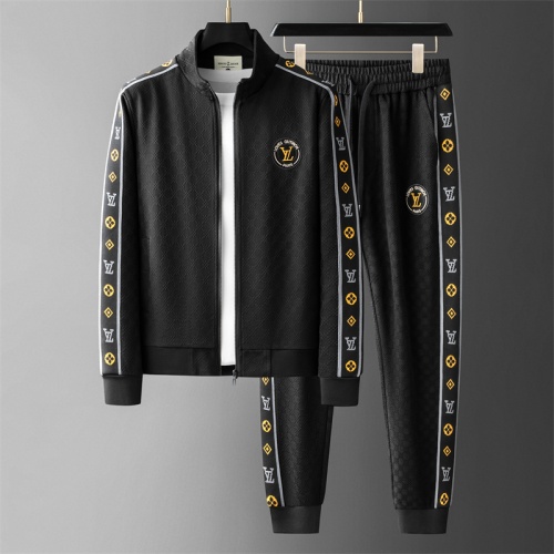 Louis Vuitton LV Tracksuits Long Sleeved For Men #1255240 $88.00 USD, Wholesale Replica Louis Vuitton LV Tracksuits