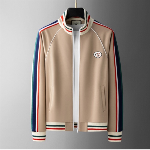 Replica Gucci Tracksuits Long Sleeved For Men #1255241 $88.00 USD for Wholesale