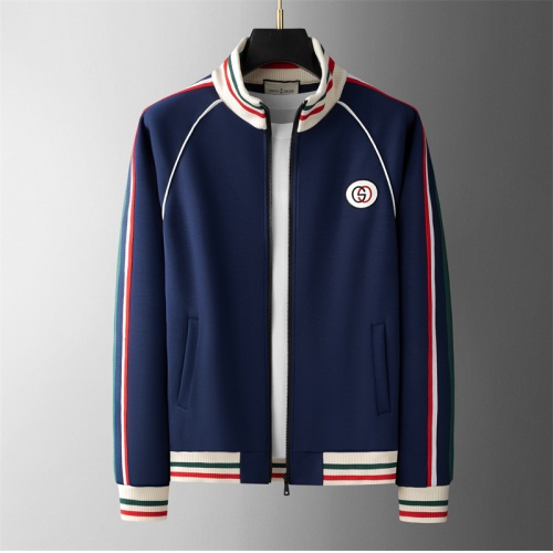 Replica Gucci Tracksuits Long Sleeved For Men #1255242 $88.00 USD for Wholesale