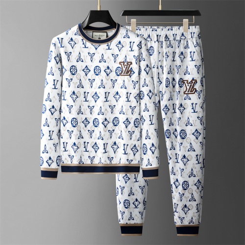 Louis Vuitton LV Tracksuits Long Sleeved For Men #1255243 $88.00 USD, Wholesale Replica Louis Vuitton LV Tracksuits