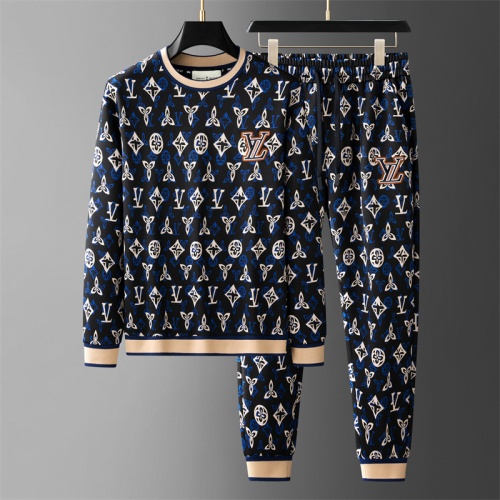 Louis Vuitton LV Tracksuits Long Sleeved For Men #1255244 $88.00 USD, Wholesale Replica Louis Vuitton LV Tracksuits