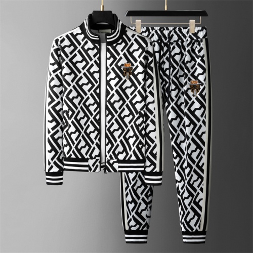 Fendi Tracksuits Long Sleeved For Men #1255247 $88.00 USD, Wholesale Replica Fendi Tracksuits