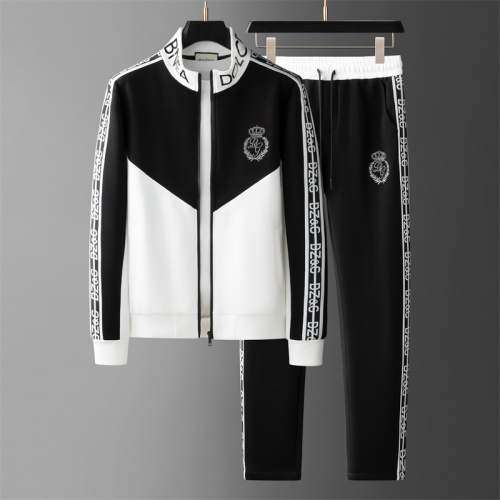 Dolce &amp; Gabbana D&amp;G Tracksuits Long Sleeved For Men #1255254 $88.00 USD, Wholesale Replica Dolce &amp; Gabbana D&amp;G Tracksuits