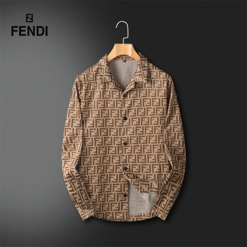 Replica Fendi Tracksuits Long Sleeved For Men #1255267 $92.00 USD for Wholesale