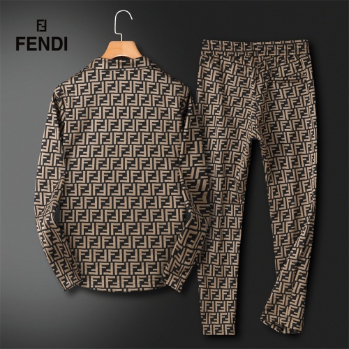 Replica Fendi Tracksuits Long Sleeved For Men #1255271 $92.00 USD for Wholesale