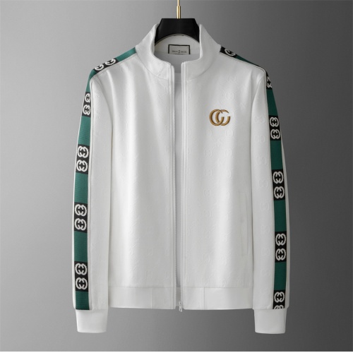 Replica Gucci Tracksuits Long Sleeved For Men #1255278 $88.00 USD for Wholesale