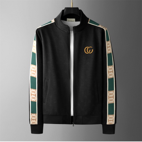 Replica Gucci Tracksuits Long Sleeved For Men #1255279 $88.00 USD for Wholesale