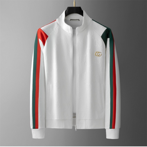 Replica Gucci Tracksuits Long Sleeved For Men #1255287 $88.00 USD for Wholesale