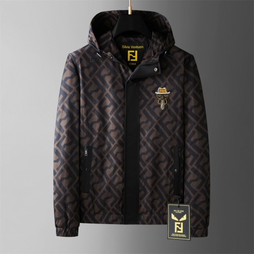 Fendi Jackets Long Sleeved For Men #1255294 $72.00 USD, Wholesale Replica Fendi Jackets