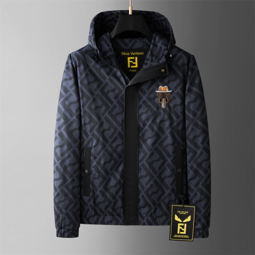 Fendi Jackets Long Sleeved For Men #1255297 $72.00 USD, Wholesale Replica Fendi Jackets