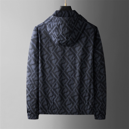 Replica Fendi Jackets Long Sleeved For Men #1255297 $72.00 USD for Wholesale