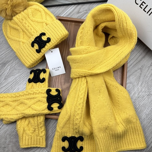 Celine Hat and Scarf and Glove Set #1255321 $52.00 USD, Wholesale Replica Celine Hat and Scarf and Glove Set