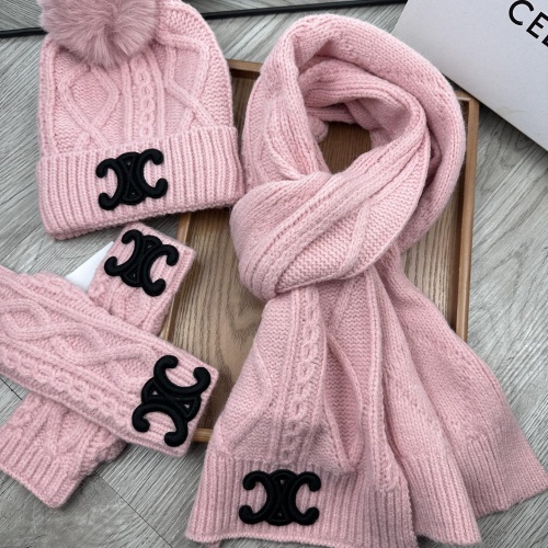 Celine Hat and Scarf and Glove Set #1255323 $52.00 USD, Wholesale Replica Celine Hat and Scarf and Glove Set