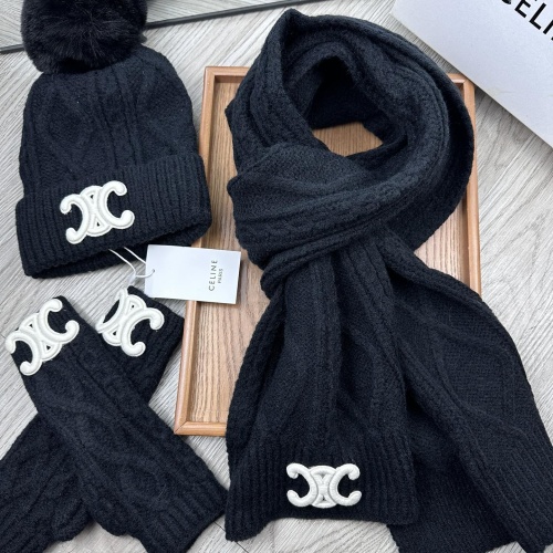 Celine Hat and Scarf and Glove Set #1255325 $52.00 USD, Wholesale Replica Celine Hat and Scarf and Glove Set