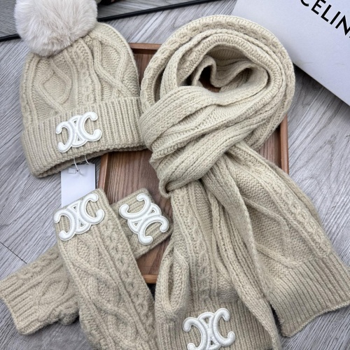 Celine Hat and Scarf and Glove Set #1255327 $52.00 USD, Wholesale Replica Celine Hat and Scarf and Glove Set