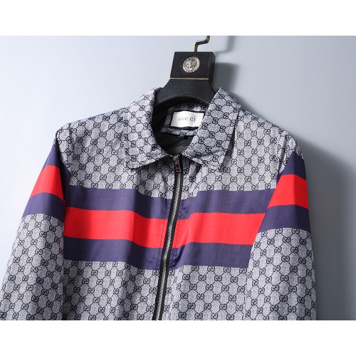 Replica Gucci Jackets Long Sleeved For Men #1255328 $42.00 USD for Wholesale