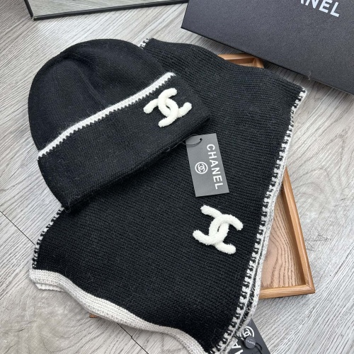 Chanel Hat and Scarf Set #1255336 $52.00 USD, Wholesale Replica Chanel Hat and Scarf and Glove Set